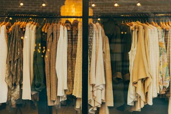 Store clothing rack